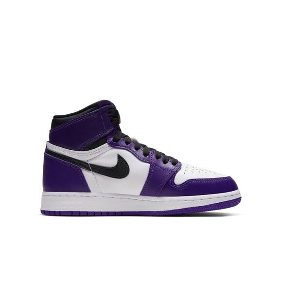 Nike Big Kids' Air Jordan 1 in Purple | SLIGHTLY USED - Picture 3 of 16